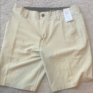 NWT Men's Hurley Phantom Tan Shorts size 32